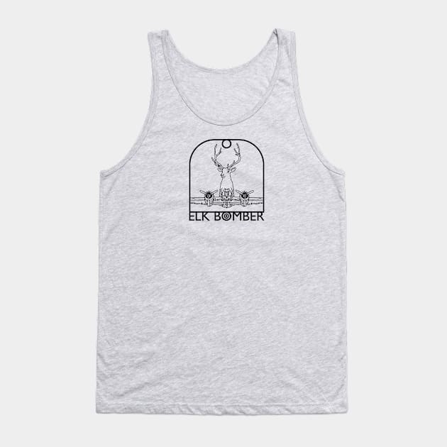 Elk Bomber Tank Top by Joodls